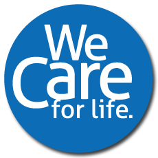 We care circle blue (shaddow)